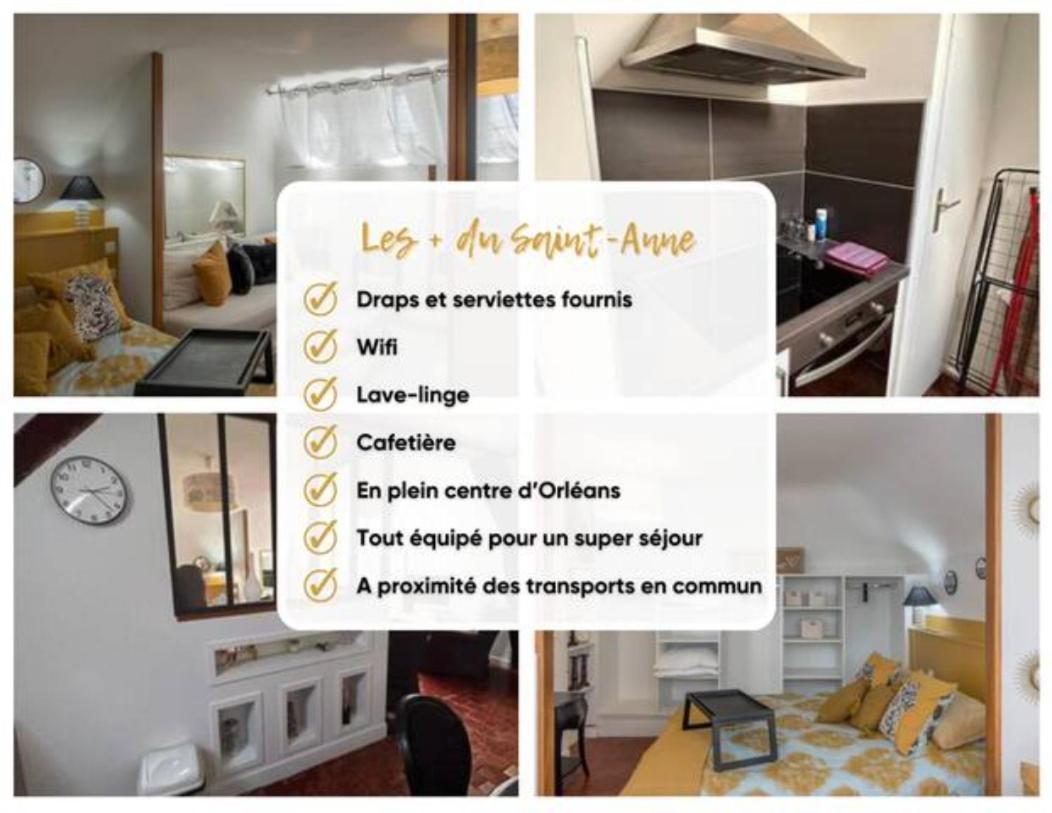 Apartamento Le Sainte Anne *Studio* Orléans Exterior foto